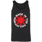Made in the Philippines Red Sun Unisex Cotton Tank Top
